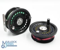 Scientific Anglers / 3M Made in England System Two 78 alloy trout fly reel with spare spool, 3 1/