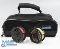 Hardware 5 Reel Brief with full zip and padded handle; Leeda Concept alloy fly reel 3 3/4