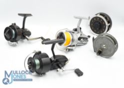 Selection of Various Reels (5) features Garcia Mitchell 300 fixed spool reel LHW with on/off