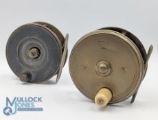 Two Scottish Reels, to include a McCleish Perth 1885 3 ½” Patent Drag Reel with thistle emblem