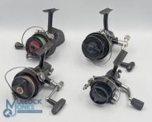 A selection of fixed spool reels, as follows. All with good bails and running well: Shakespeare 2230