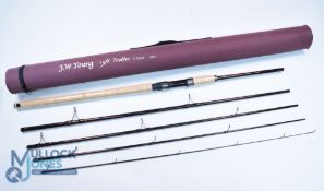 J W Young carbon travel trotter rod 13ft 5pc 24