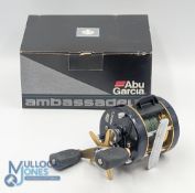 Abu Ambassadeur 5601 C4 multiplier No 150016/25 twin rubber handles in correct box with