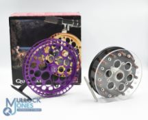 DAM Quick RBL 150 large purple centre pin reel, 6
