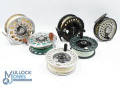 Various Fly Reels (3) featuring Pflueger Trion 2858 4 1/4