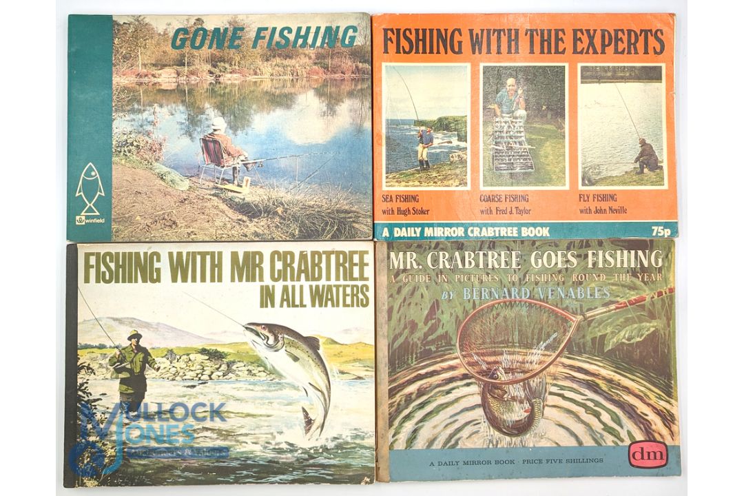 Bernard Venables Fishing with Mr Crabtree in All Waters - priced 7/6d, and Mr Crabtree Goes