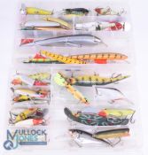 2x large partitioned cases with over 30 large baits from 2