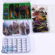 A collection of tube flies, as follows: Richard Wheatley slim alloy tin, 6
