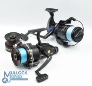 Abu Cardinal 759 fixed spool reel with spare spool, good bail, rear tensioner, runs well;