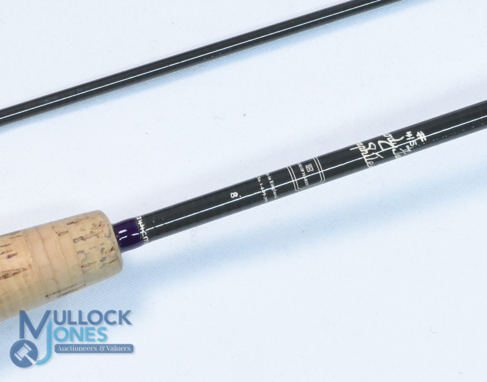 A fine Hardy Alnwick "The Favourite" graphite brook trout fly rod 8ft 2pc line 4/5# alloy reel - Image 2 of 3