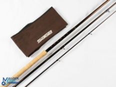An interesting Sage Graphite III salmon fly rod, built on a blank with custom whippings