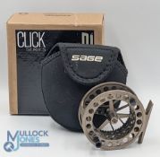 Sage USA Click III alloy brook trout fly reel 3 1/8