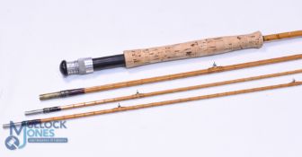 Antique Murton Newcastle Greenheart Spey Rod, with spare tip - one tip is 6