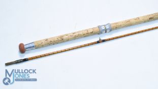 B James & Son London, England, Richard Walker Mk IV Avon split cane rod, 24