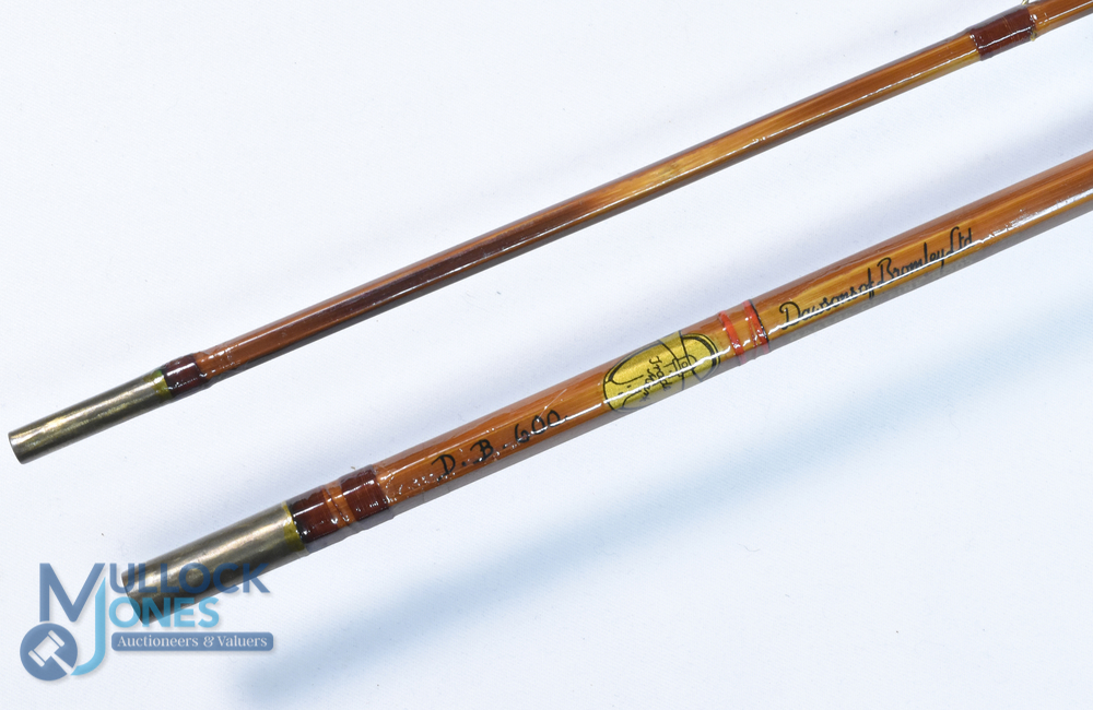 A fine Dawsons of Bromley Ltd Makers of Fine Rods, DB600 split cane rod with lighthouse logo, 10ft - Image 2 of 3