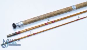 Unnamed match/float rod with whole cane butt and split cane middle/top section, 11ft 3pc, 26