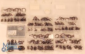 A Quantity of Sic Rod Line Ring Guides, gun metal finishes a mixed selection of 9 boxes looking