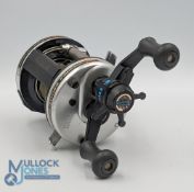 Abu Ambassadeur 6500C Syncro drag system No 80-0 88-89, twin handles, in Farlow leather zip case