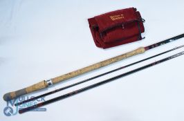 Bruce & Walker Hexagraph H D Bruce hand built in England salmon fly rod 15ft 3pc line 10/12# 24