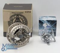 Vision Koma 5/6 alloy trout fly reel, 3 1/2