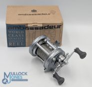 Abu Ambassadeur 6500 CS Rocket chrome finish No 010407 baitcasting reel, spindle tensioner, on/off