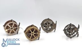 4x Various reels - featuring Meisellbach Patent Featherlite 2 5/8