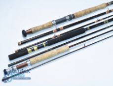 Saville Mistral 9' 2-piece carbon fly rod, line #5/6/7, lined guides, good, in MOB, a Daiwa 10' 2-