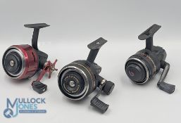 Abu Diplomat 601M Oscillating spool, closed face reel LHW, runs well; Abu 1044 Syncro Match closed