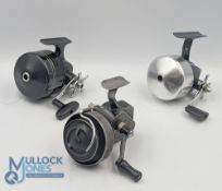 S Allcock & Co Redditch Duco half bail fixed spool reel, signs of wear, runs okay; Shakespeare