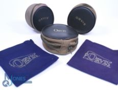 A collection of Orvis reel/spool cases, as follows: 3.5
