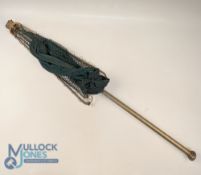 Hardy Bros Folding Landing Net, with brass locking neck all marked Hardy