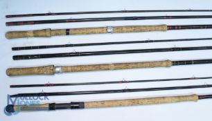 Bruce & Walker Expert Carbon 15' 3 piece salmon fly rod, line rate #10/12, carbon blank with snake