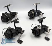 Another collection of Mitchell spinning reels, all with good bails and running well: 350, 300 S, 300