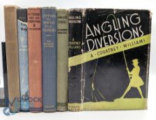 6 Period Fishing Books: Tackle Angling This Way John Michaelson 1959, Anglers Creel Alexander