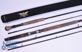 Silstar Traverse X salmon fly rod 3783-450 15ft 3pc line 10/11#, 25