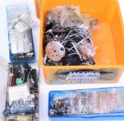 A fantastic collection of spare parts for making Mitchell fixed spool reels, side plates, handles,