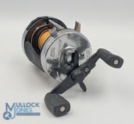 Abu Ambassadeur 6501-C3 multiplier No 00G13 SE, twin handles, rim mounted on/off check, light use,