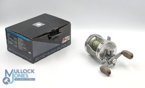 Abu Ambassadeur 6501 C3 The Original multiplier reel No 010710/37, chrome finish, twin handles, in