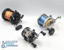 Shakespeare Sigma 2950-365 multiplier sea reel, large 'T' handle, on/off check, rod clamp, runs