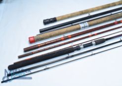 Leeda XL match cap waggler 10' 3-piece carbon float rod, Duplon handle, screw winch fitting, good,