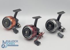 Abu 506 closed face LHW reel, runs well; Abu 505 closed face LHW reel, runs well; Abu 503 closed