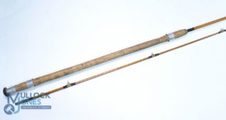 An unnamed split cane carp rod in the style of Mark IV Avon rod (B James), 10ft 2pc 27