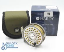 Hardy Bros Collectors Condition LRH lightweight alloy trout fly reel, 3 3/16