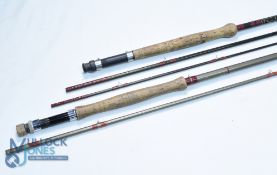 Bruce & Walker England sea trout/salmon carbon fly rod 10ft 6