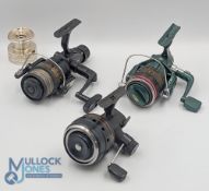 Kudos Match Carp 350 fixed spool reel with spare spool, good bail, spool tensioner, in Red Wolf