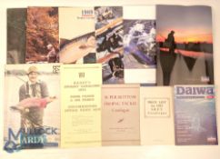 Harby Bros & Daiwa Fishing Trade Catalogues Brochures, a good Haarby 1957 Super Bottom Fishing