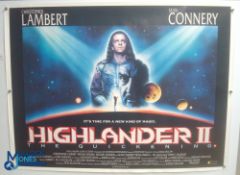 Original Movie/Film Poster – 1991 The Highlander II 40x30