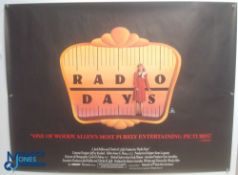 Original Movie/Film Poster – 1987 Radio Days 40x30
