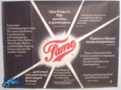 Original Movie/Film Poster – 1980 Fame 40x30