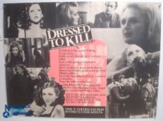 Original Movie/Film Poster – 1980 Dressed to Kill 40x30